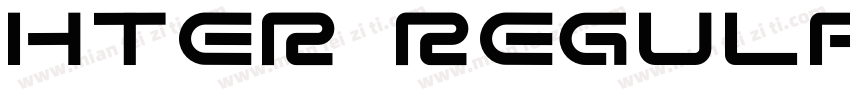 Hter Regular字体转换